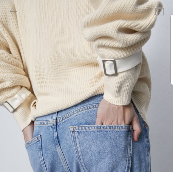 ZARA Knit Sweater with Pocket - Picture 8 of 10